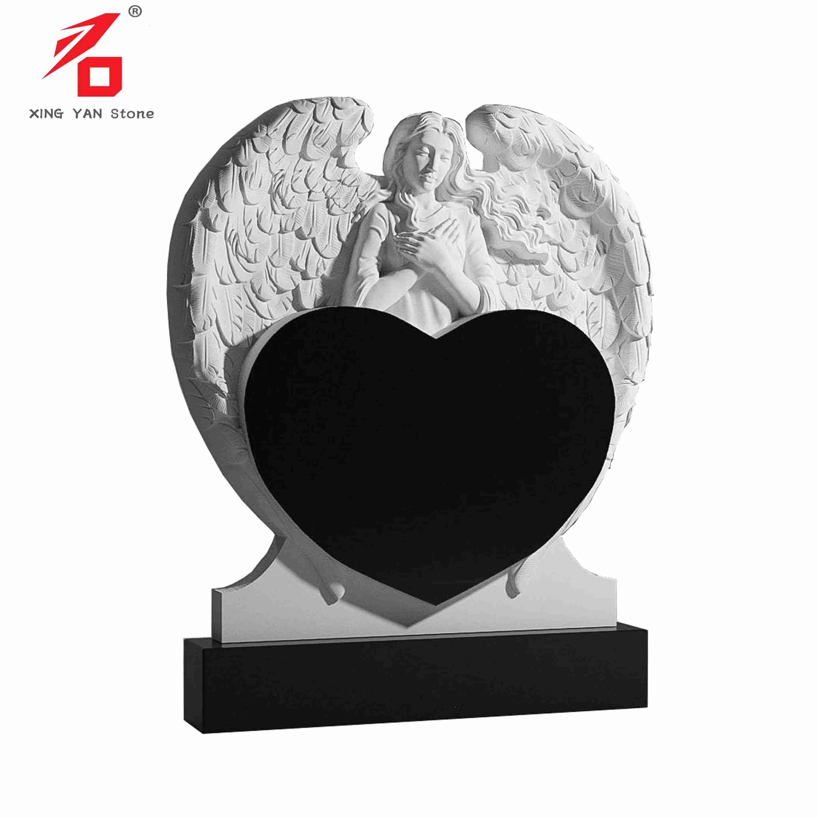 Quid est Angelus Statue Granite Tombstone?