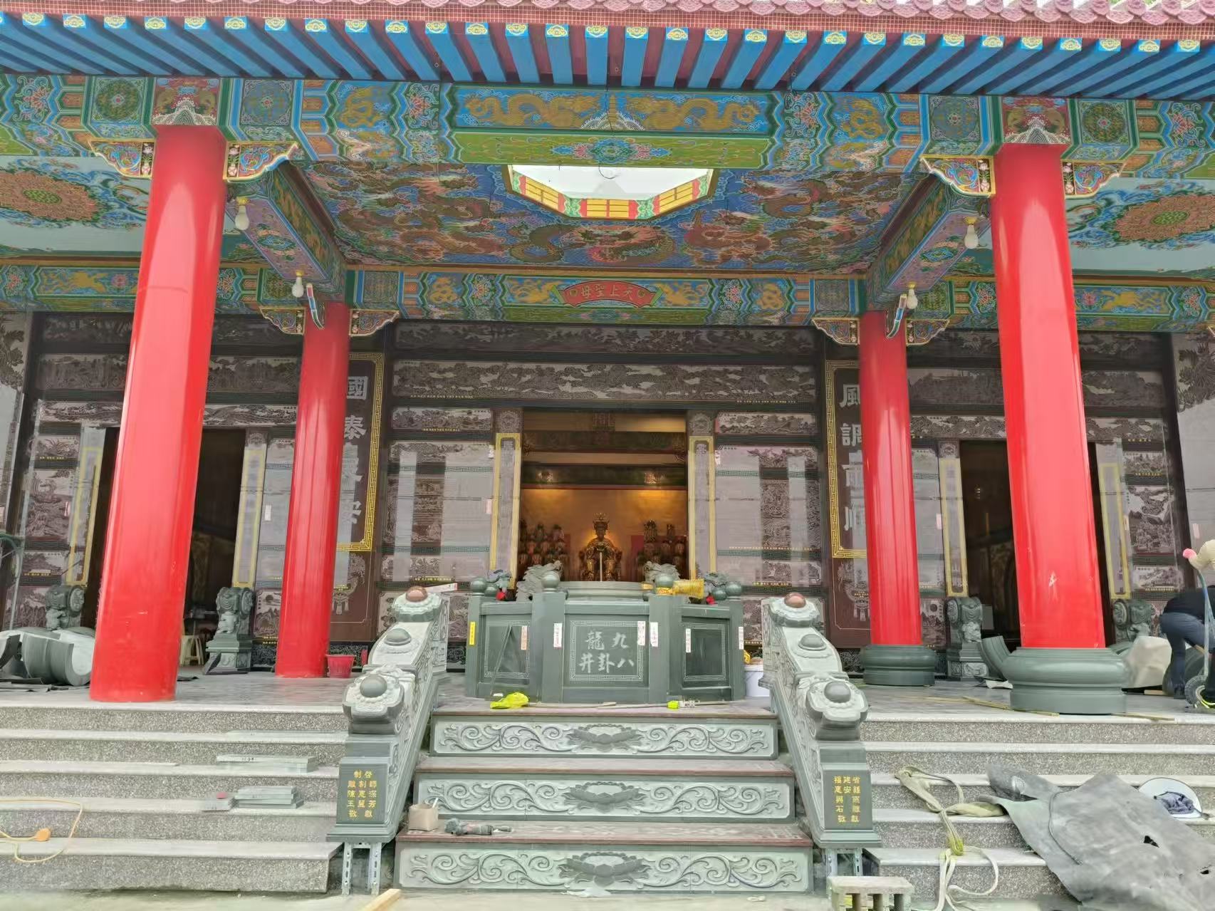 Company complet Mazu templum project, exprimit gratiam cum specialem donum