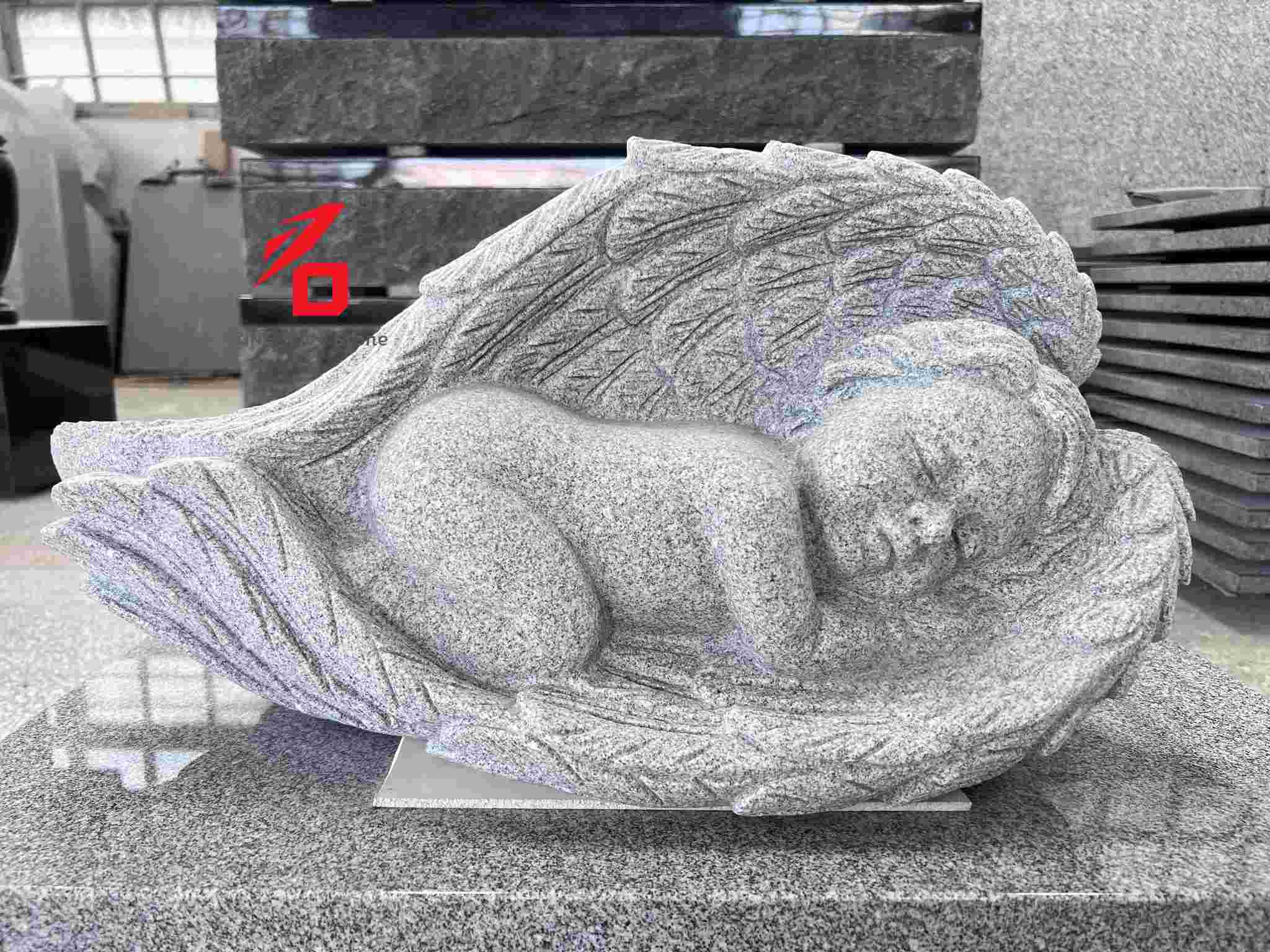 Angel alis Baby Stone Memorial Ornament Sculpture
