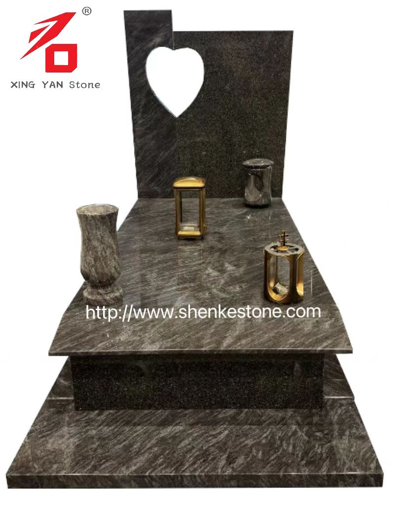 Blue Orion Granite Funeral Monument (cum Vase)