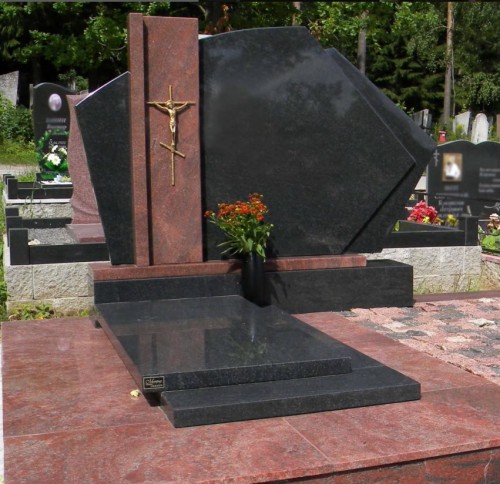 Sinis Xingyan Modern Ars Penicullus Tombstone (including Iesu Cross ornamentum)
