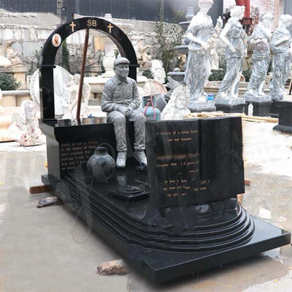 Customized humanam statua artis headstone
