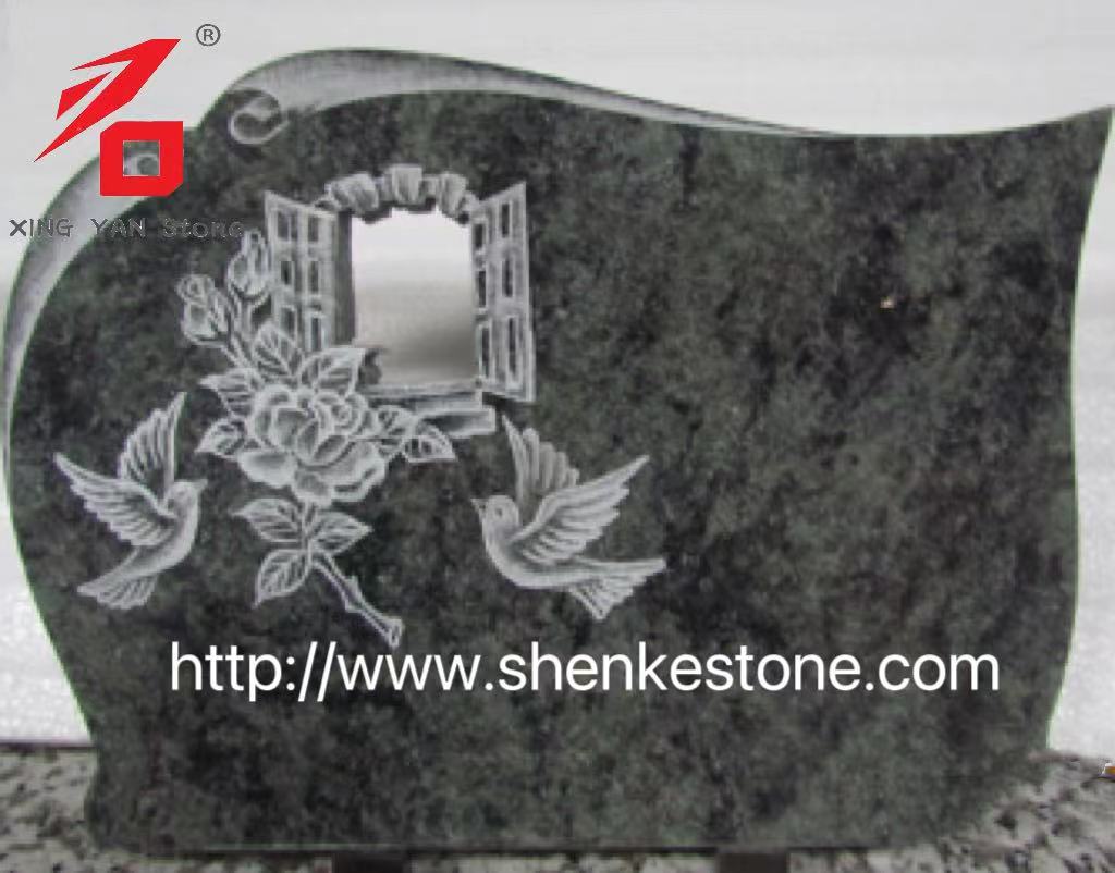Delecta Green Granite sculpsit avis Memorial TABULA