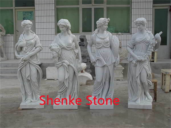 Quatuor Temporum Virgo Collectio Horti Lapidis White Statues