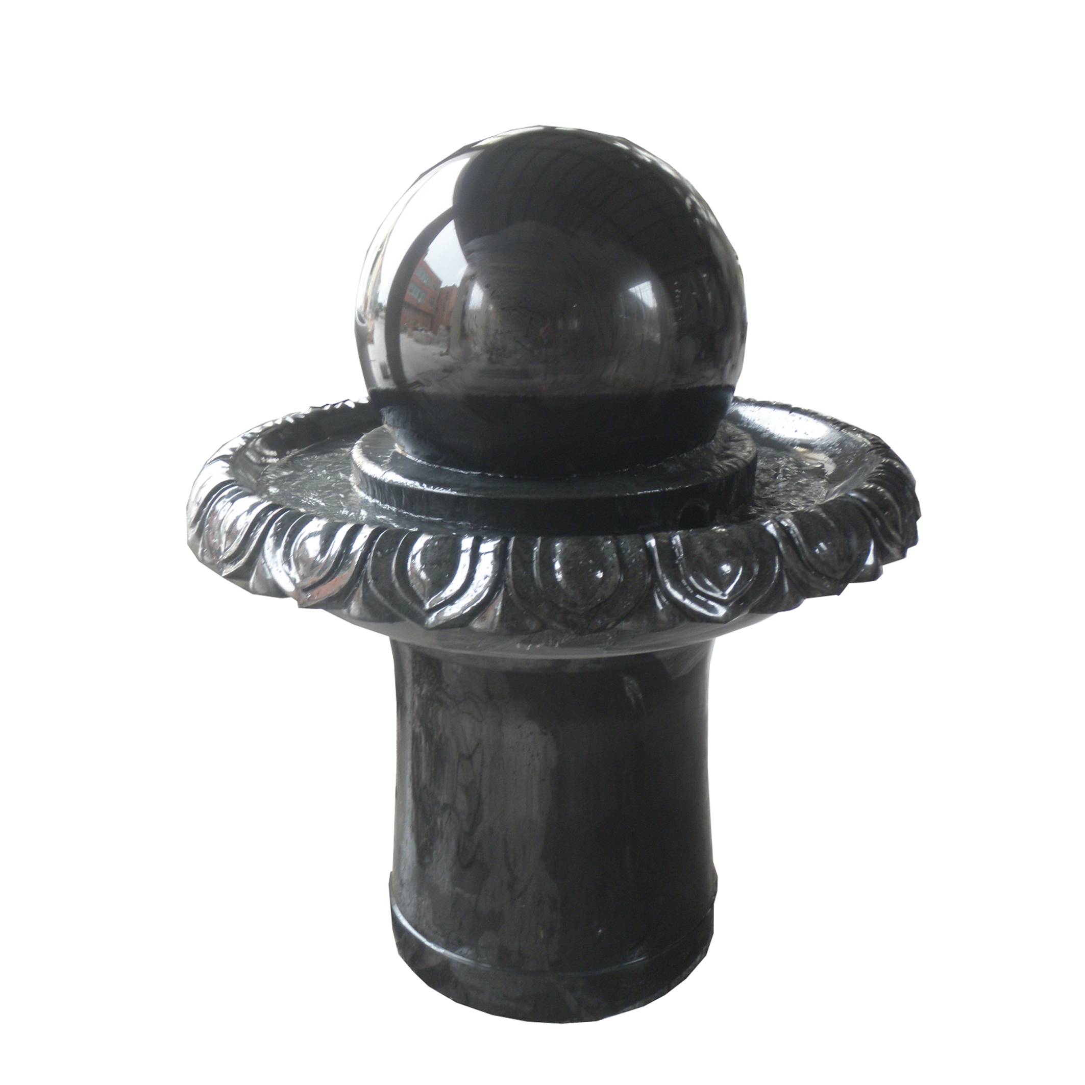 Granite Garden Ornament Rolling Ball fons