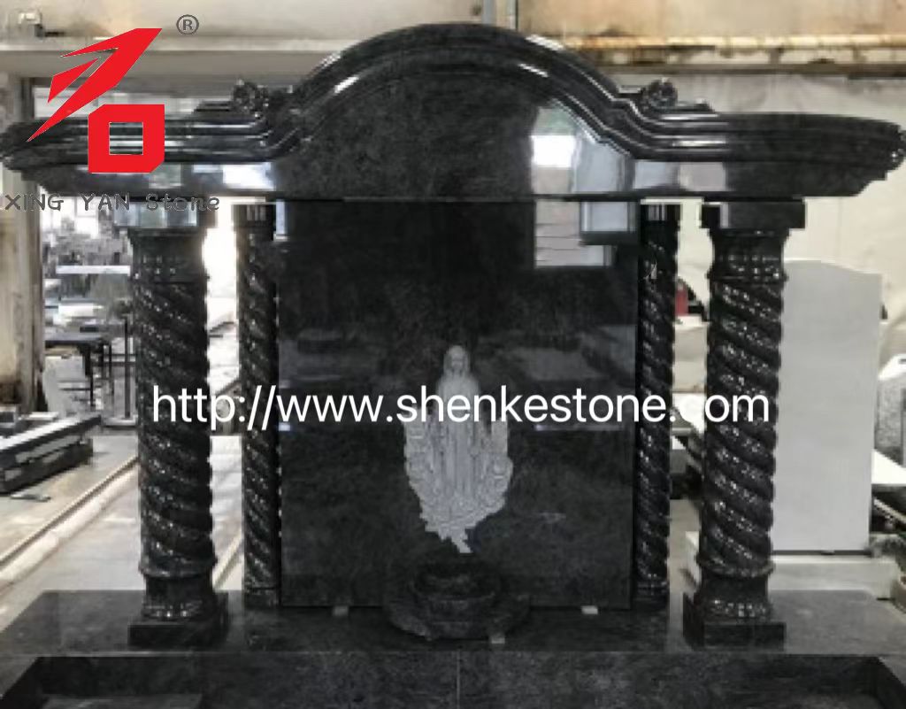 Hibernia Design Bahama Blue Granite Angelus monumentum