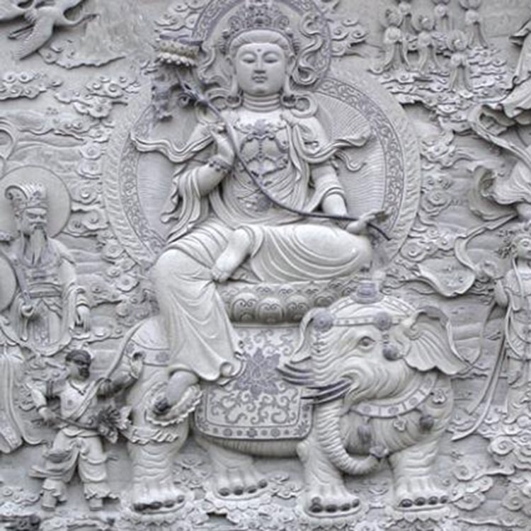 Velit Stone Relief Sculpture Installation