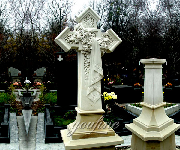 Xingyan Custom American Cross informibus Stone Headstone